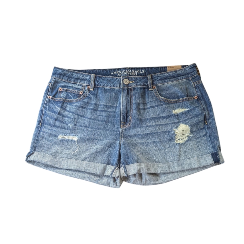 American Eagle Boy‎ Midi Denim Shorts